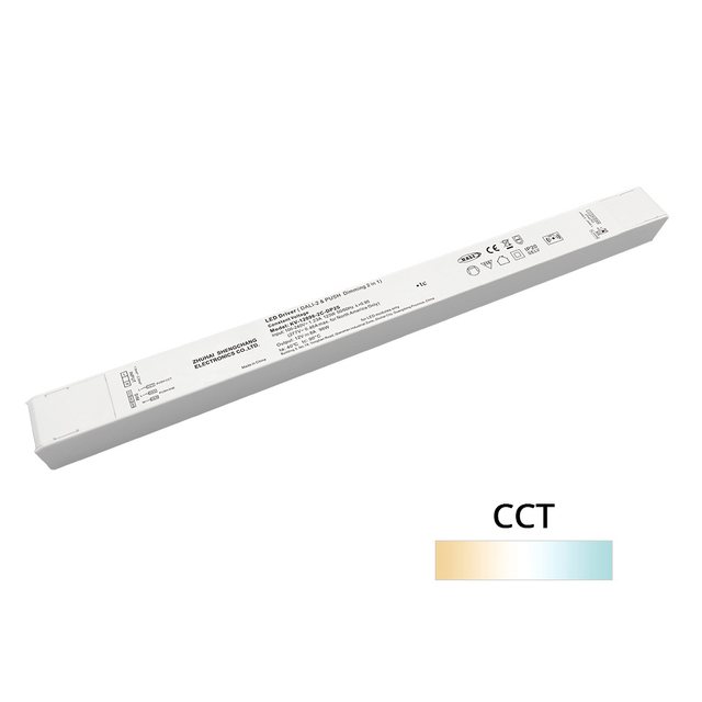 DP2 96W 100W CV CCT Push DALI-2 Pemacu LED Ultra Slim DALI DT8 dan DT6