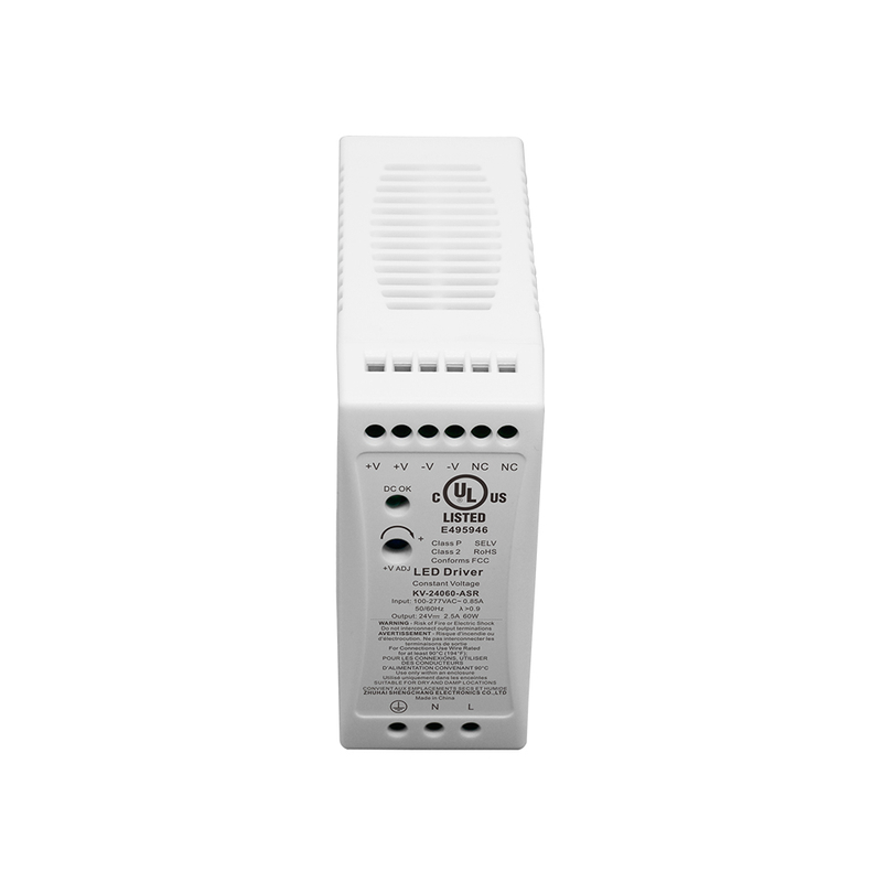 60W 96W 100W CV Plastik Din Rel LED Drayva Switching Pawa Saplai Konform FCC