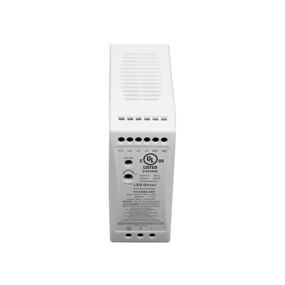 60W 96W 100W CV Plastik Din Rel LED Drayva Switching Pawa Saplai Konform FCC