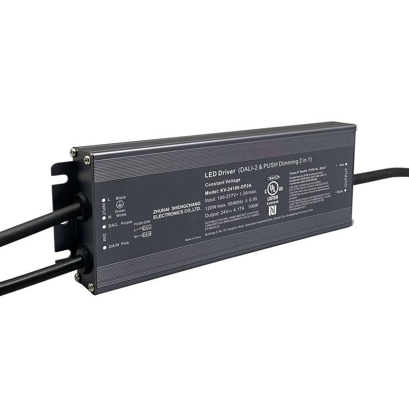 60W 75W 80W 96W 100W 120W 150W 200W Br&uacute;igh DALI 2 Tiom&aacute;na&iacute; faoi sti&uacute;ir Uiscedh&iacute;onach 12V 24V 36V 48V