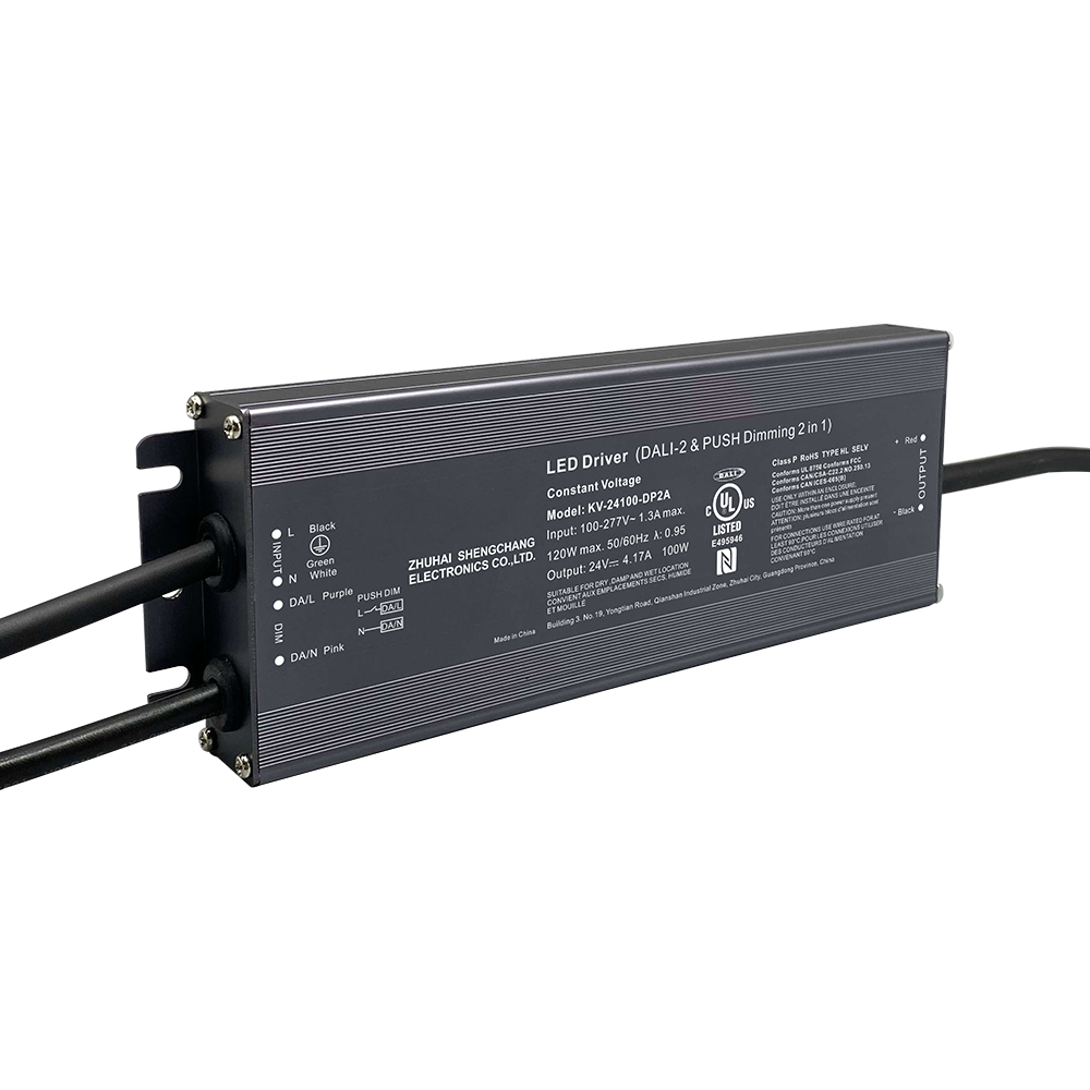 60W 75W 80W 96W 100W 120W 150W 200W Push DALI 2 LED Driver Waterproof 12V 24V 36V 48V