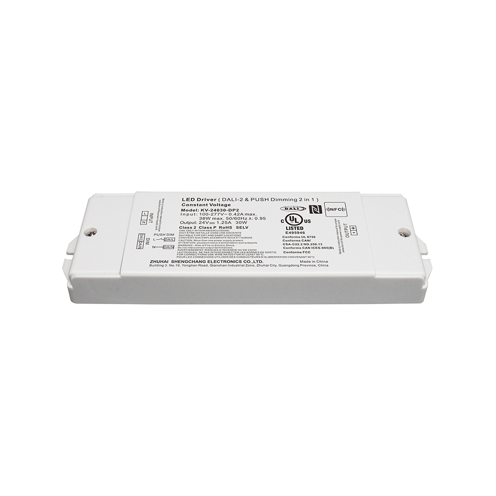 DP2 30W CV DALI 2 محرك LED للدفع 12 24 36 48 فولت