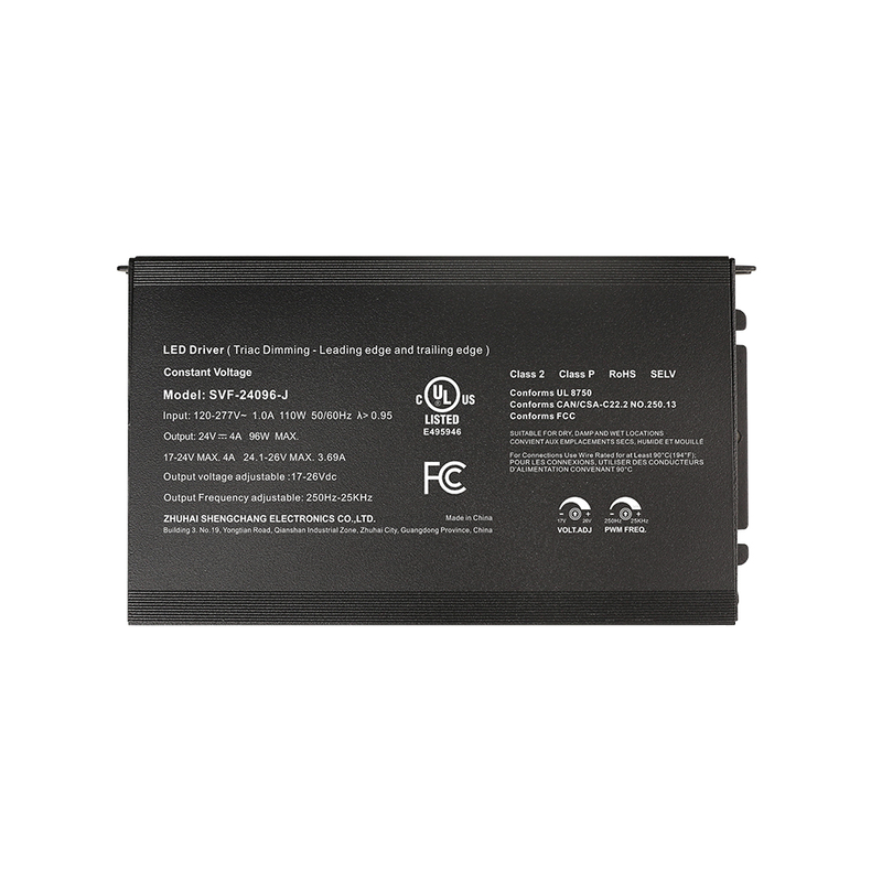 30W 60W 80W 96W 120W 150W 192W 200W 288W 300W 500W 600W Pemacu Triac CV dengan Pelarasan Voltan Output Pencahayaan 250Hz-25Hz