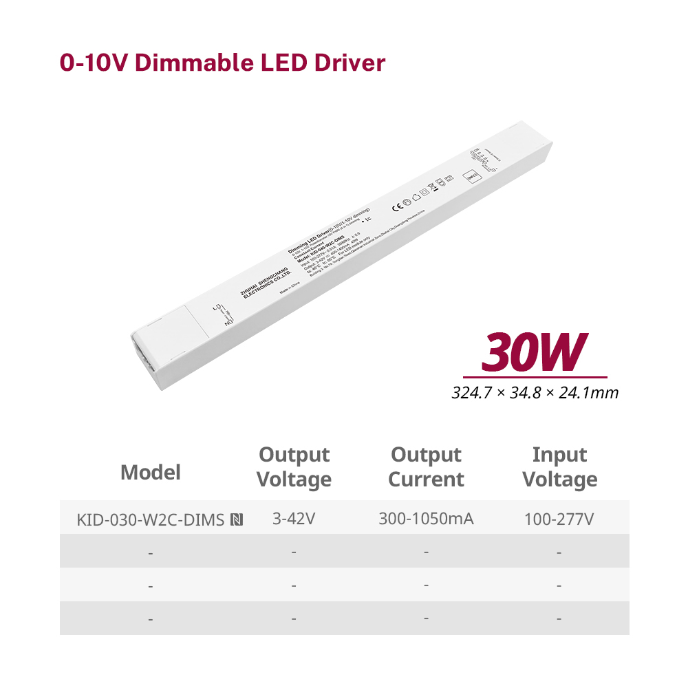30 40 60 W CC Himmenn&auml; l&auml;mpim&auml;&auml;n 0-10 V Himmennett&auml;v&auml; Vakiovirta LED Virtal&auml;hde 100 V 110 V 120 V 130 V 277 V AC
