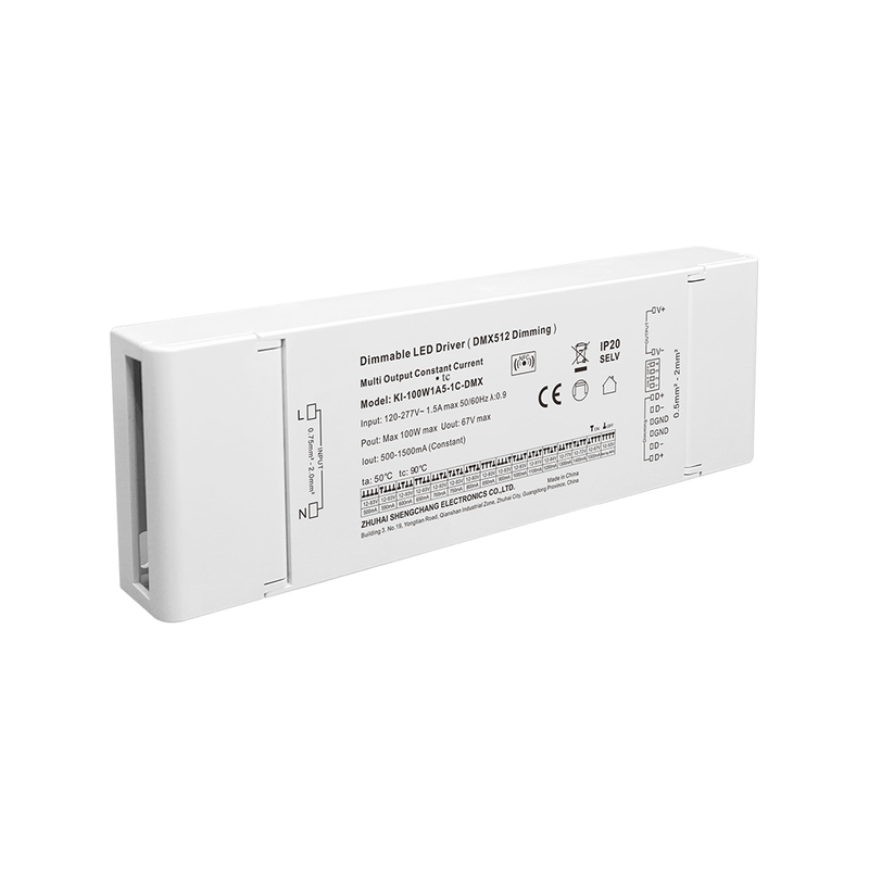100W 500mA-2500mA 12V-93V DC Arus Malar Boleh Dimalapkan 3 4 Saluran RDM DMX RGB RGBW LED Pemacu