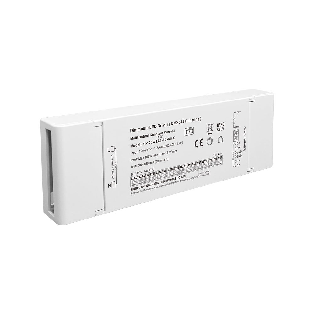 100W 500mA-2500mA 12V-93V DC Prąd stały Możliwość ściemniania 3 4-kanałowy sterownik RDM DMX RGB RG