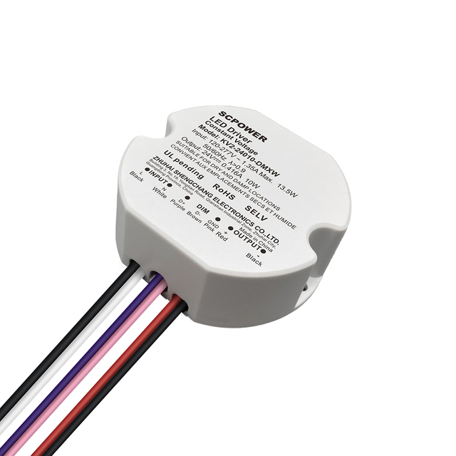 10 W 15 W 20 W 25 W 30 W 40 W CV Mini DMX512 dimmerabile in plastica rotondo DMX Ingresso driver LED 100-277 V CA