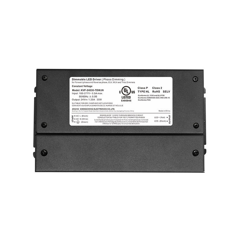 Bağlantı Kutulu 30W ila 600W Triyak Kısılabilir LED G&uuml;&ccedil; Kaynağı CV