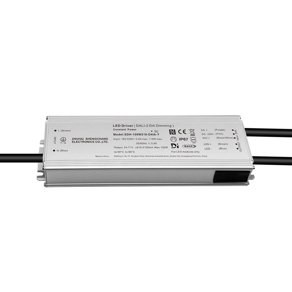 Pilote de LED isol&eacute; 100W 150W 200W 240W 320W 480W 600W 800W DALI-2 D4i 220-480V AC