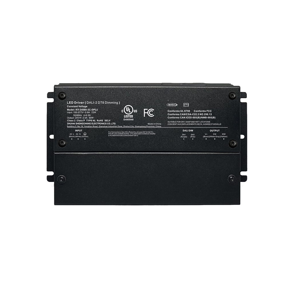 DP2 60W 75W CV CCT DALI-2 Push Dimming LED Driver mei Junction Box