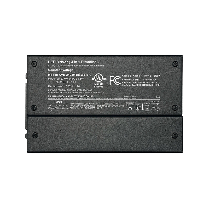 30W ~ 600W CV 0-10V szab&aacute;lyozhat&oacute; LED t&aacute;pegys&eacute;gek csatlakoz&oacute;dobozzal