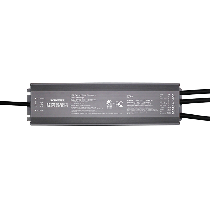 288 W 300 W RGB DMX512 Ściemnialny sterownik LED o stałym napięciu 200 V -347 V AC