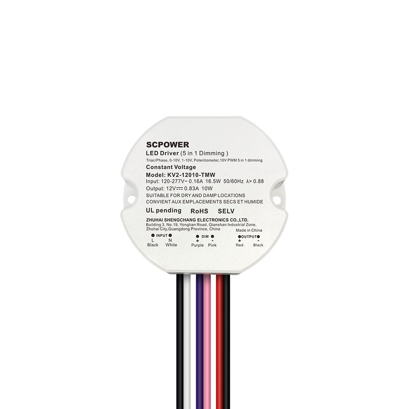10W 15W 20W 25W 30W 40W Triac 0-10V Dimmable nga LED nga Driver CV Nagtimbukel nga Plastiko