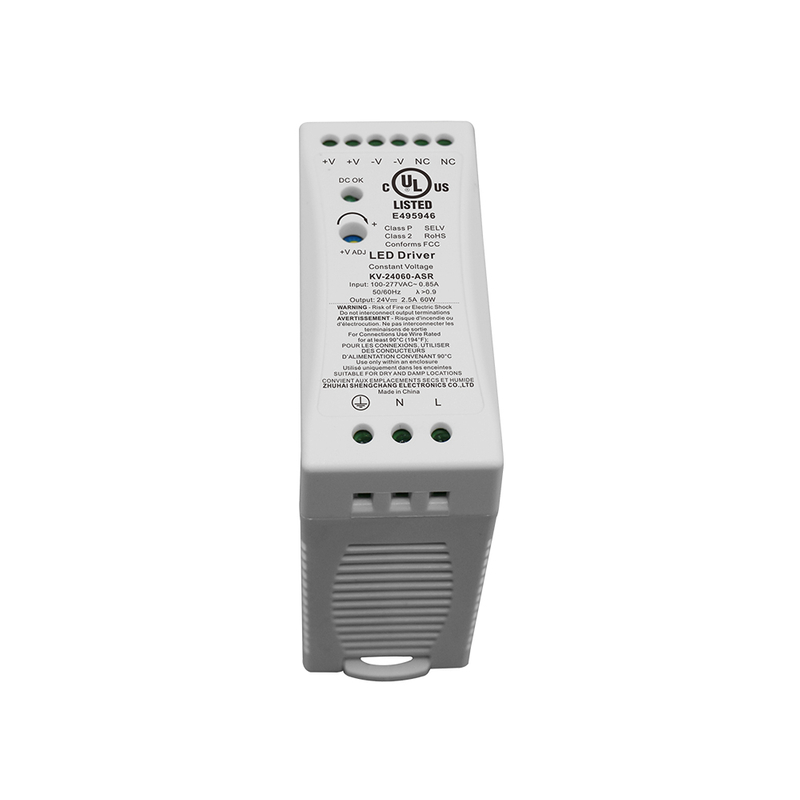 60W 96W 100W CV Plastik Din Rel LED Drayva Switching Pawa Saplai Konform FCC