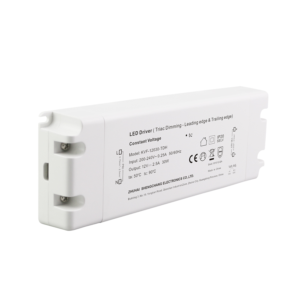 แหล่งจ่ายไฟ LED หรี่แสง CV Triac CV 30 วัตต์ไฟฟ้าแรงสูง