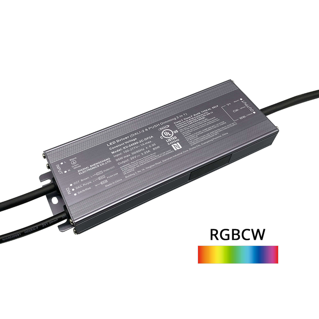 DP2 80W 96W 100W 120W CV RGB CW DALI-2 İtme LED S&uuml;r&uuml;c&uuml;s&uuml; 12V 24V 36V 48V DC