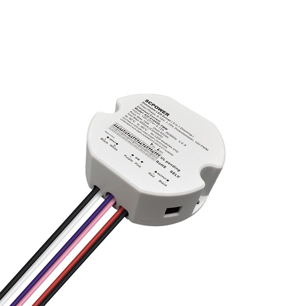 10 واط 15 واط 20 واط 30 واط 40 واط 50 واط تيار مستمر التيرستورات 0-10 فولت 5 في 1 عكس الضوء LED سائق جولة نوع سائق للضوء الداخلي