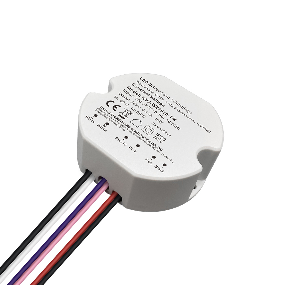 10W 3V-42V 100mA-450mA kreisf&ouml;rmiger Kunststoff-Triac 0-10V dimmbarer Treiber Konstantstrom