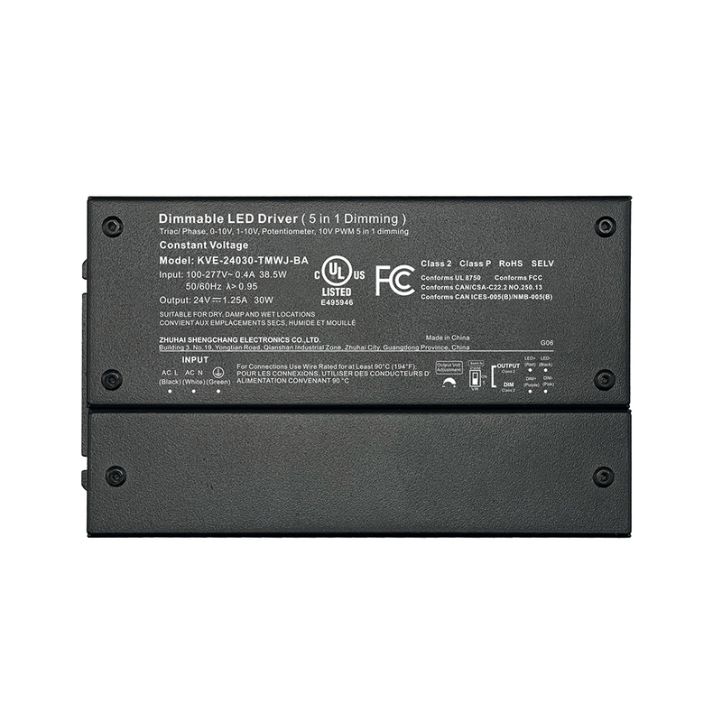 200 W, 300 W, 500 W, 600 W Dim to Warm Triac 0-10 V Tunable White-Treiber f&uuml;r LED-Licht CV