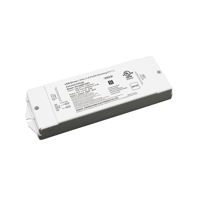 DP2 60W 75W 90W CV DALI 2 Push LED Driver ho an'ny jiro LED