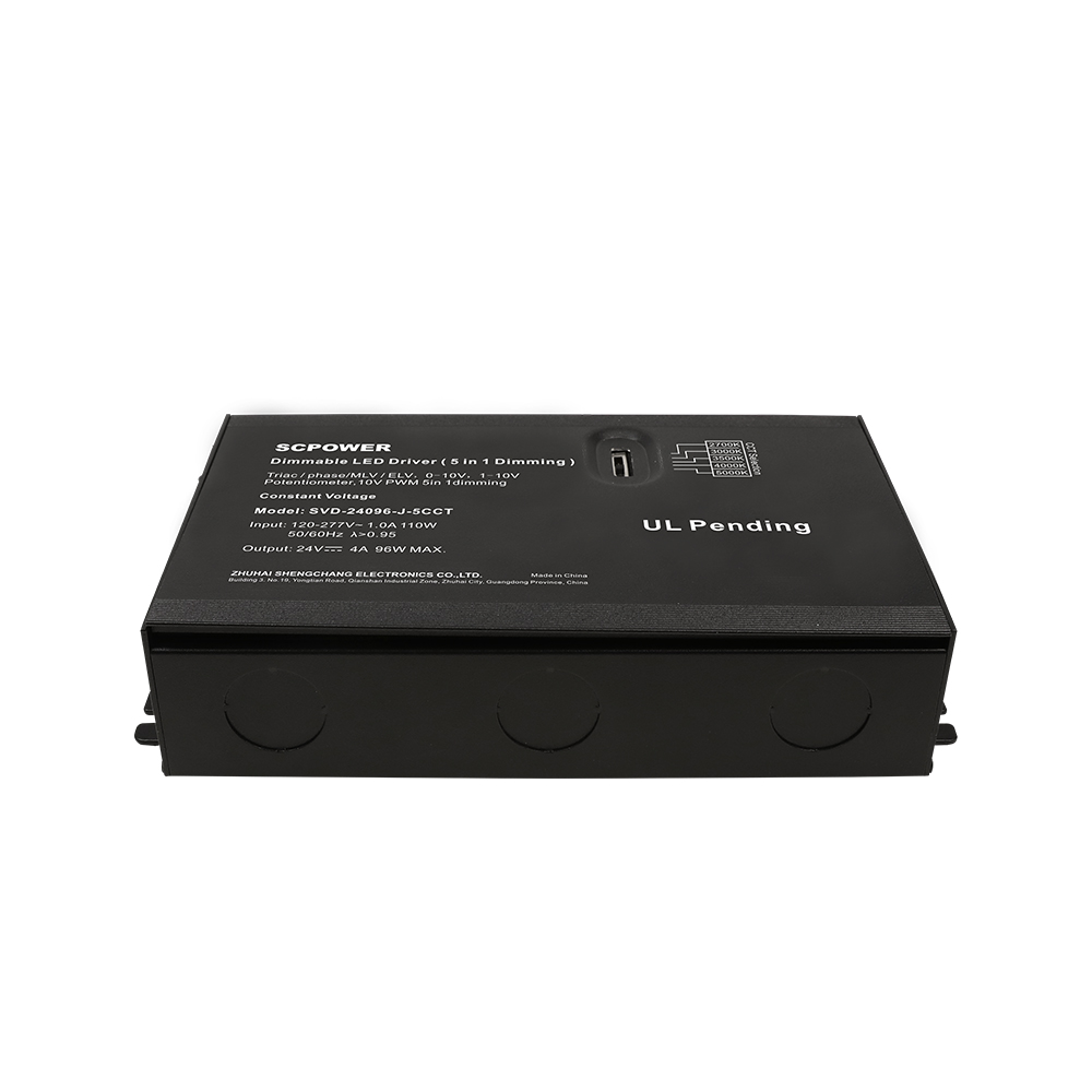 60W 80W 96W 120W 150W 192W 200W 288W 300W CV TRIAC 0-10V Dimmbarer Konstantspannungs-LED-Treiber 5CCT von LED-Beleuchtung
