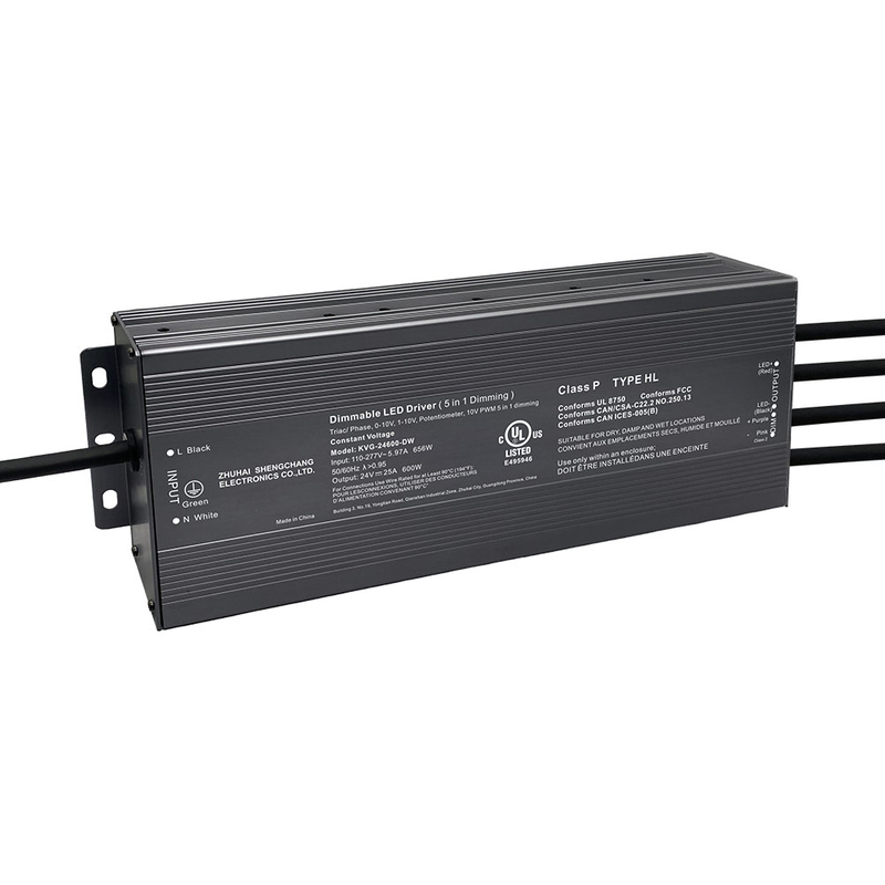 500W 600W Triac 0-10V Dimmable LED Driver CV 100Volt 110Volt 120Volt 277Volt