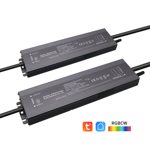 150W 200W 300W CV RGB CW ZigBee 3.0 Pro+ Smart LED Driver 25A Max DC 12V 24V 36V 48V Ekwatagana n’obulamu obugezi obw’omu maka Tuya Smart APP Control