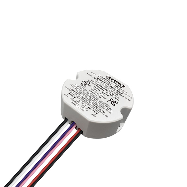 10W 15W 20W 25W 30W 40W 0-10V 4'&uuml; 1 arada Kısılabilir LED S&uuml;r&uuml;c&uuml; Dairesel Sabit Gerilim LED Işık S&uuml;r&uuml;c&uuml;s&uuml;