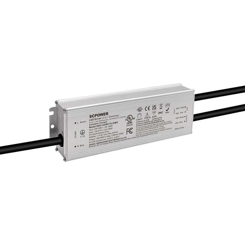 60 W 100 W 150 W 200 W 240 W 320 W 400 W 500 W 680 W 800 W 1000 W 1200 W 0–10 V Outdoor-LED-Treiber 120–277 VAC
