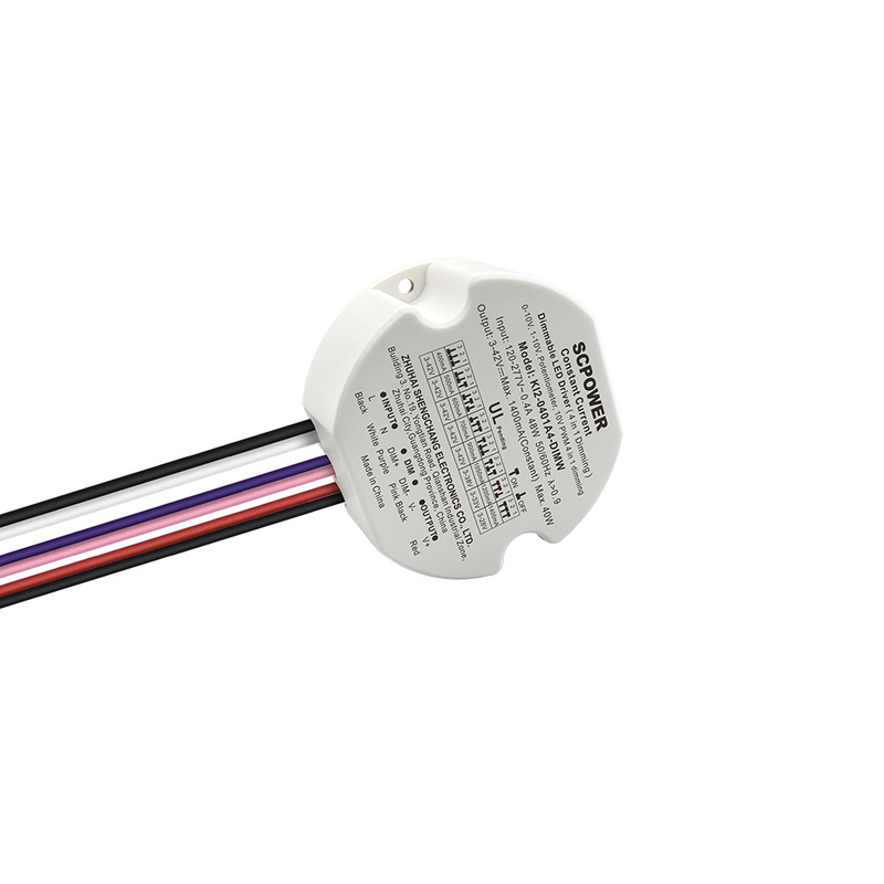 Driver LED dimmerabile 4 in 1 di forma rotonda piccolo driver 10W 15W 20W 30W 40W 50W 1CH 0-10V per faretti
