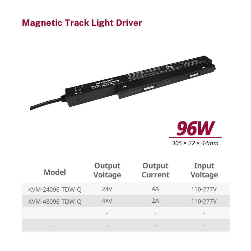 96W 100W 150W 200W CV Triac Empotrado Magn&eacute;tico Dimmable Led Conductor 20 Modelos Pistas Universales Embebidas ukataki