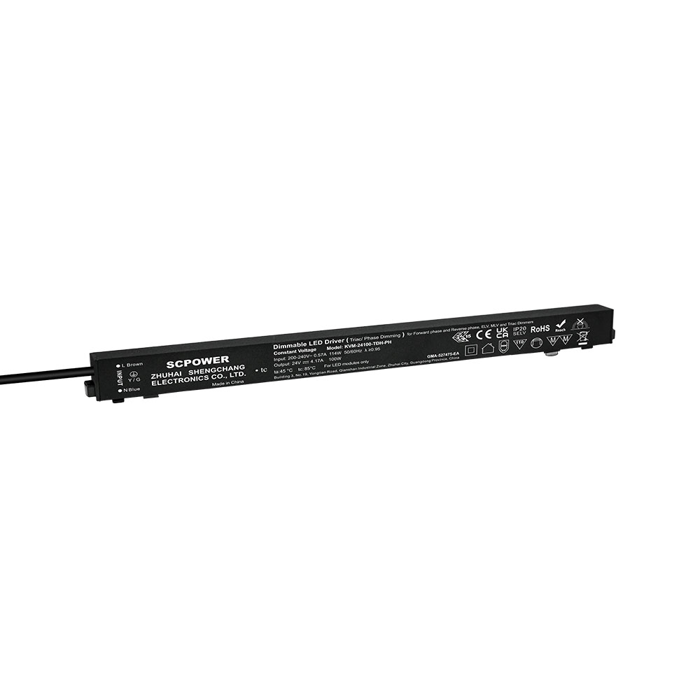 100 150 200 Watt CV Triac Ultrad&uuml;nner magnetischer dimmbarer LED-Treiber mit niedrigem THD und aktivem PFC-Schienenlicht
