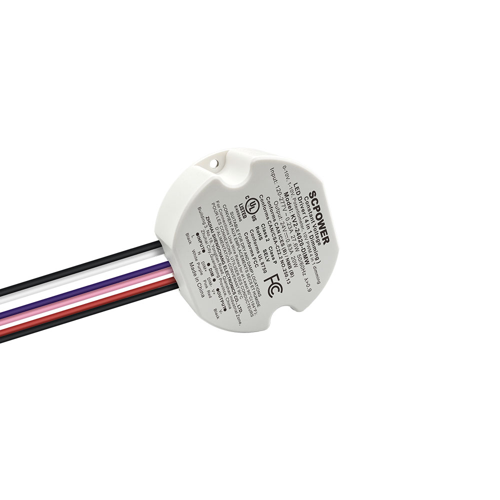 10W 15W 20W 25W 30W 40W 0-10V 4 en 1 Dimmable LED Conductor Circular Constante Tensi&oacute;n LED Luz Conductor Vietnam markana