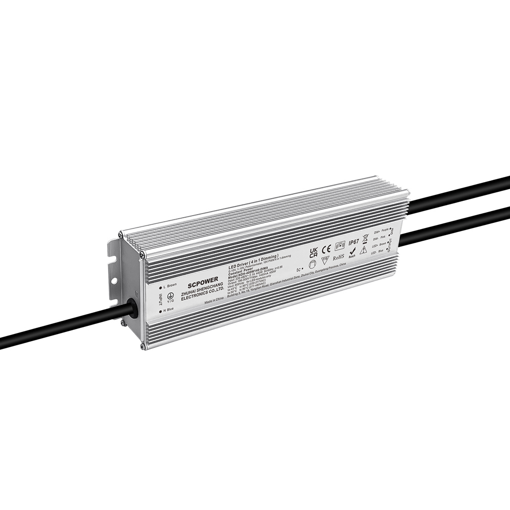 100W 150W 200W 240W 320W 400W 500W 600W 720W 800W 1200W 0-10V Umushoferi wa LED utigunze 220-480VAC