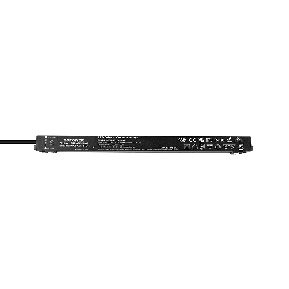 100 150 200 Watt CV Nicht dimmbares, ultrad&uuml;nnes Magnetschalter-Netzteil, LED-Treiber f&uuml;r LED-Streifen, Schienen, UL/cUL-zertifiziert